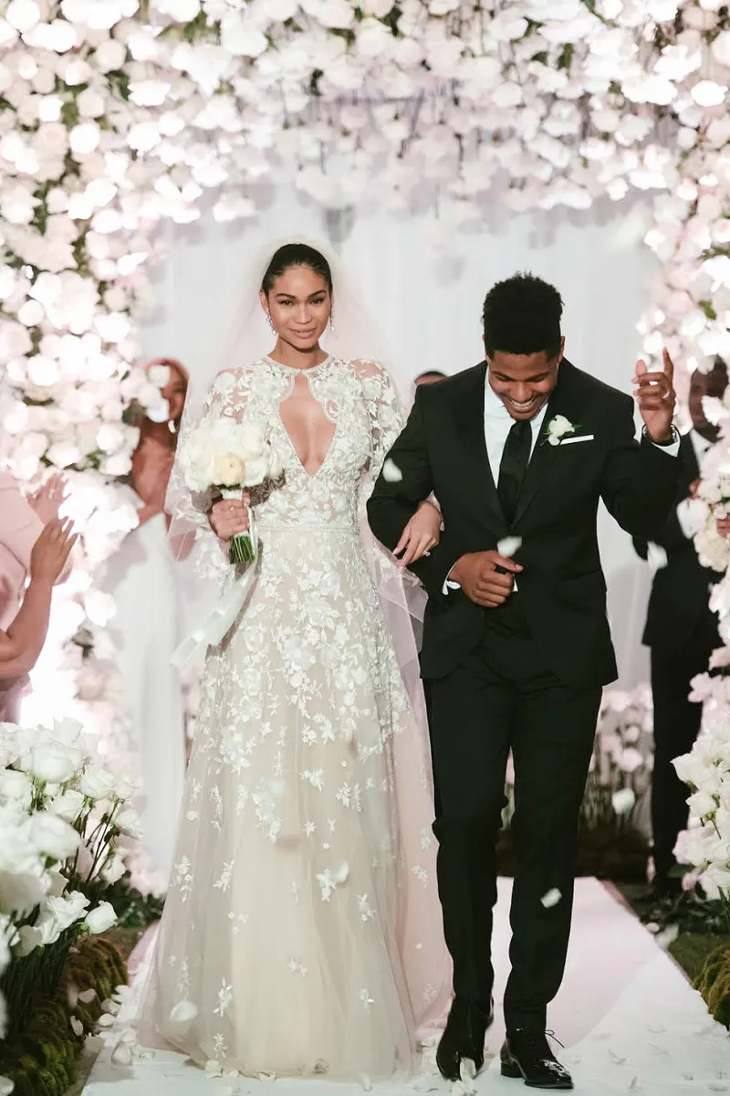 Chanel Iman, Sterling Shepard, Wedding