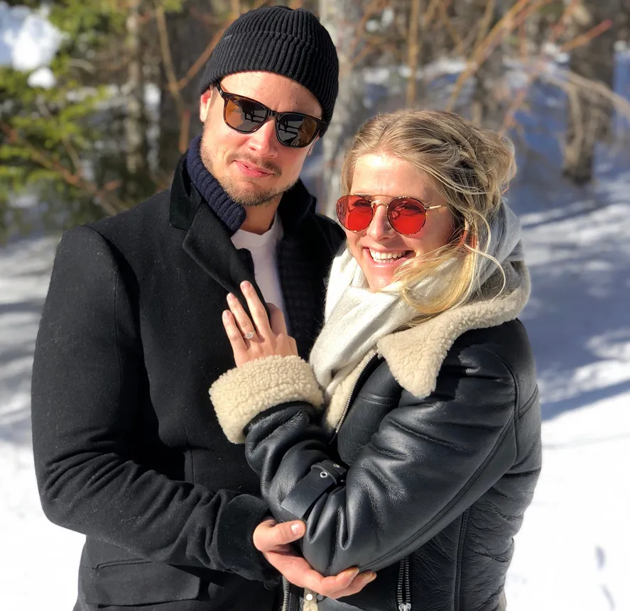 Dean Sheremet and Vanessa Black engaged