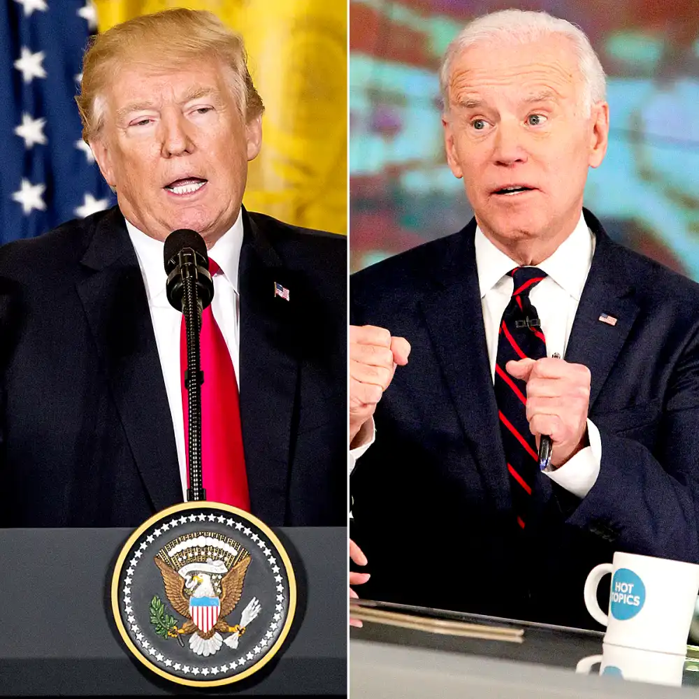 Donald Trump and Joe Biden