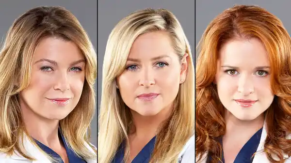 Ellen Pompeo, Jessica Capshaw and Sarah Drew on ‘Grey’s Anatomy’