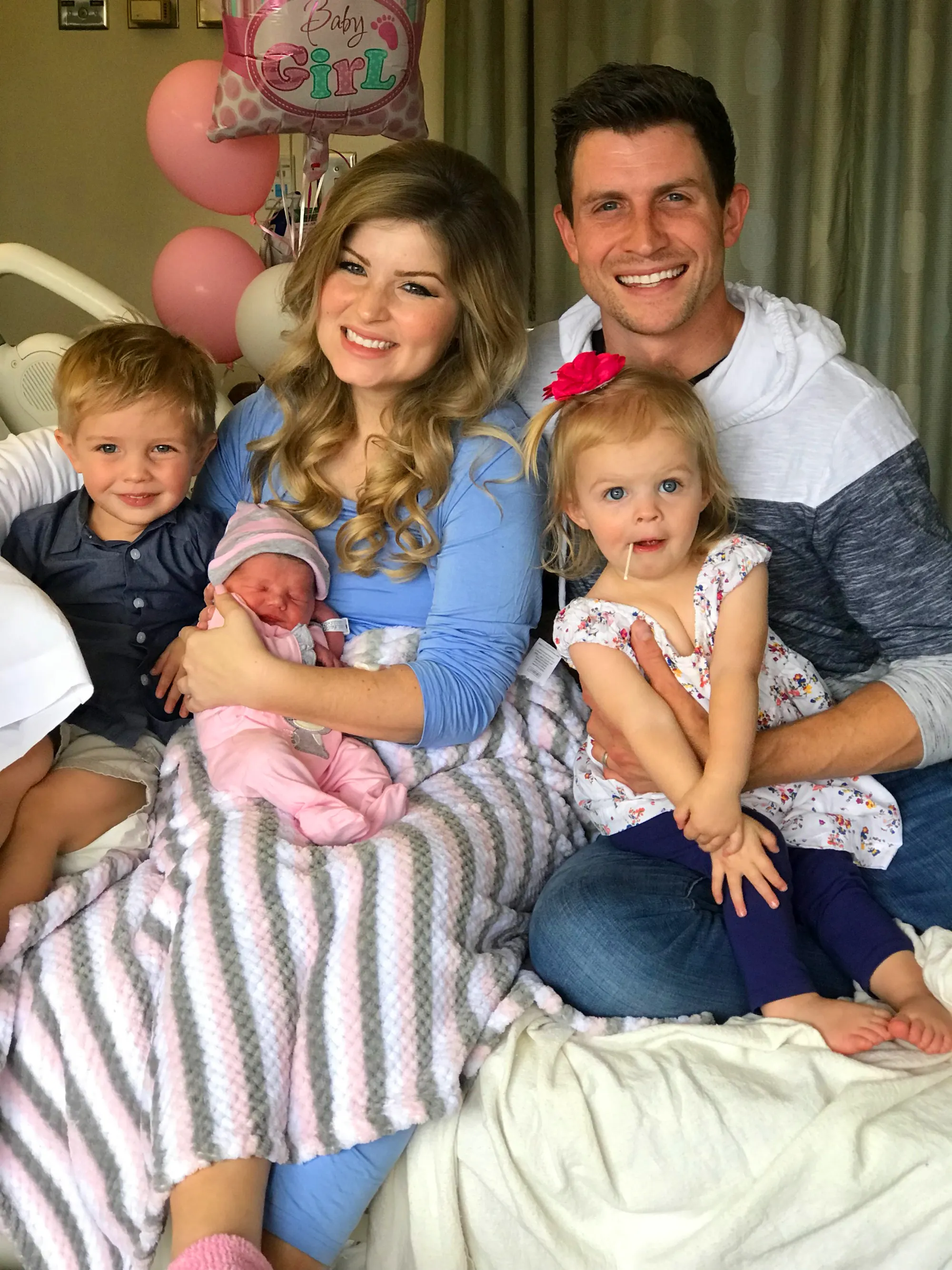 Erin and Chad Paine with daughter Everly Hope Paine