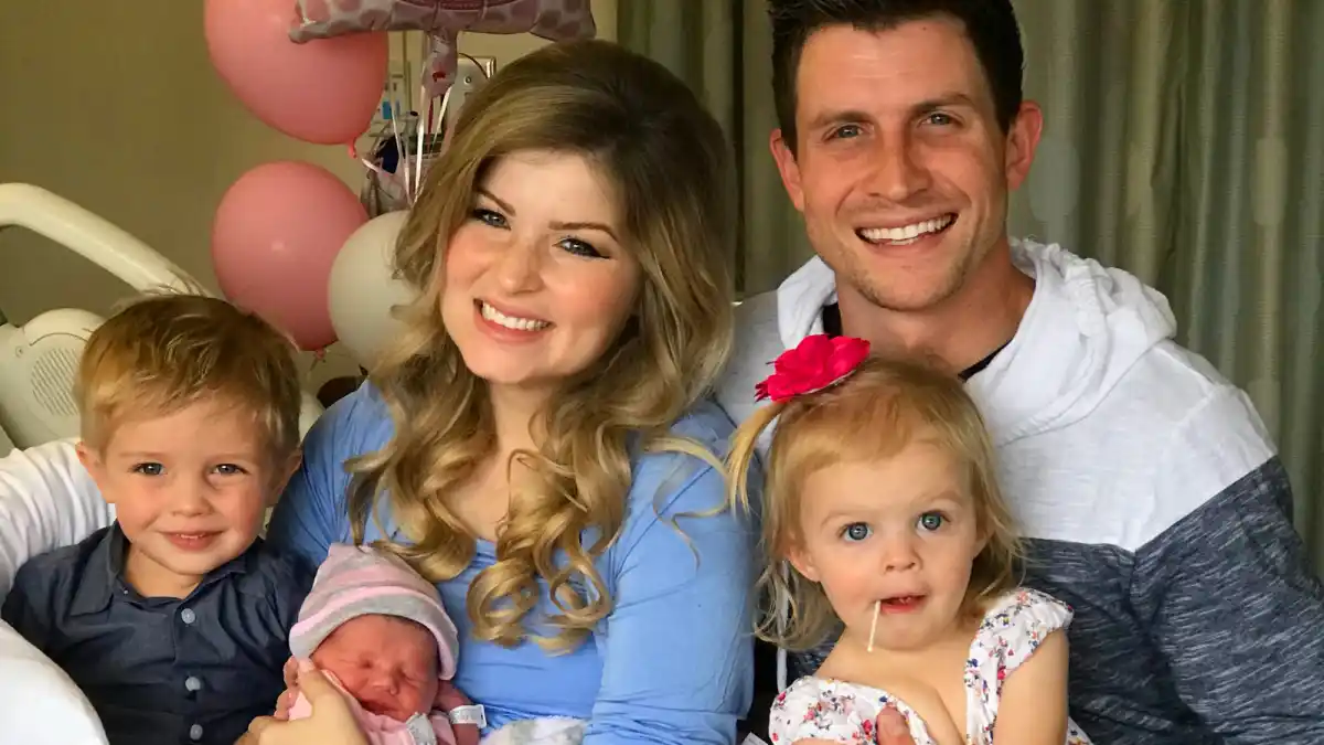 Erin and Chad Paine with daughter Everly Hope Paine