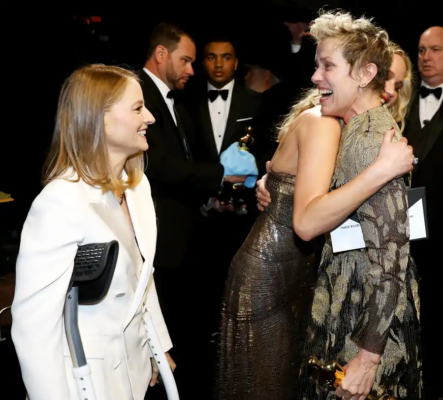 Jodie Foster Jennifer Lawrence Frances McDormand Oscars 2018