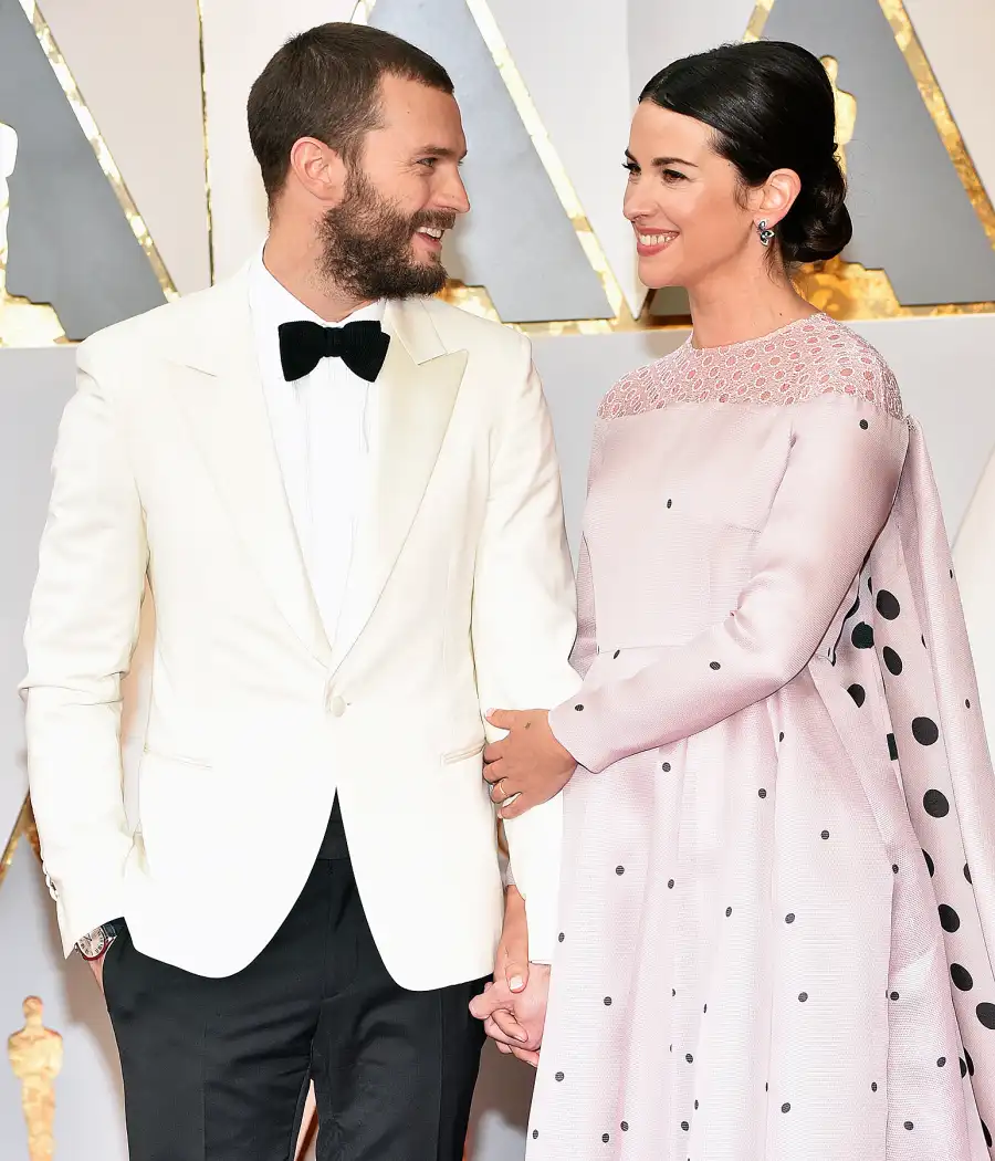 Celebrity Oscars PDA Jamie Dornan Amelia Warner
