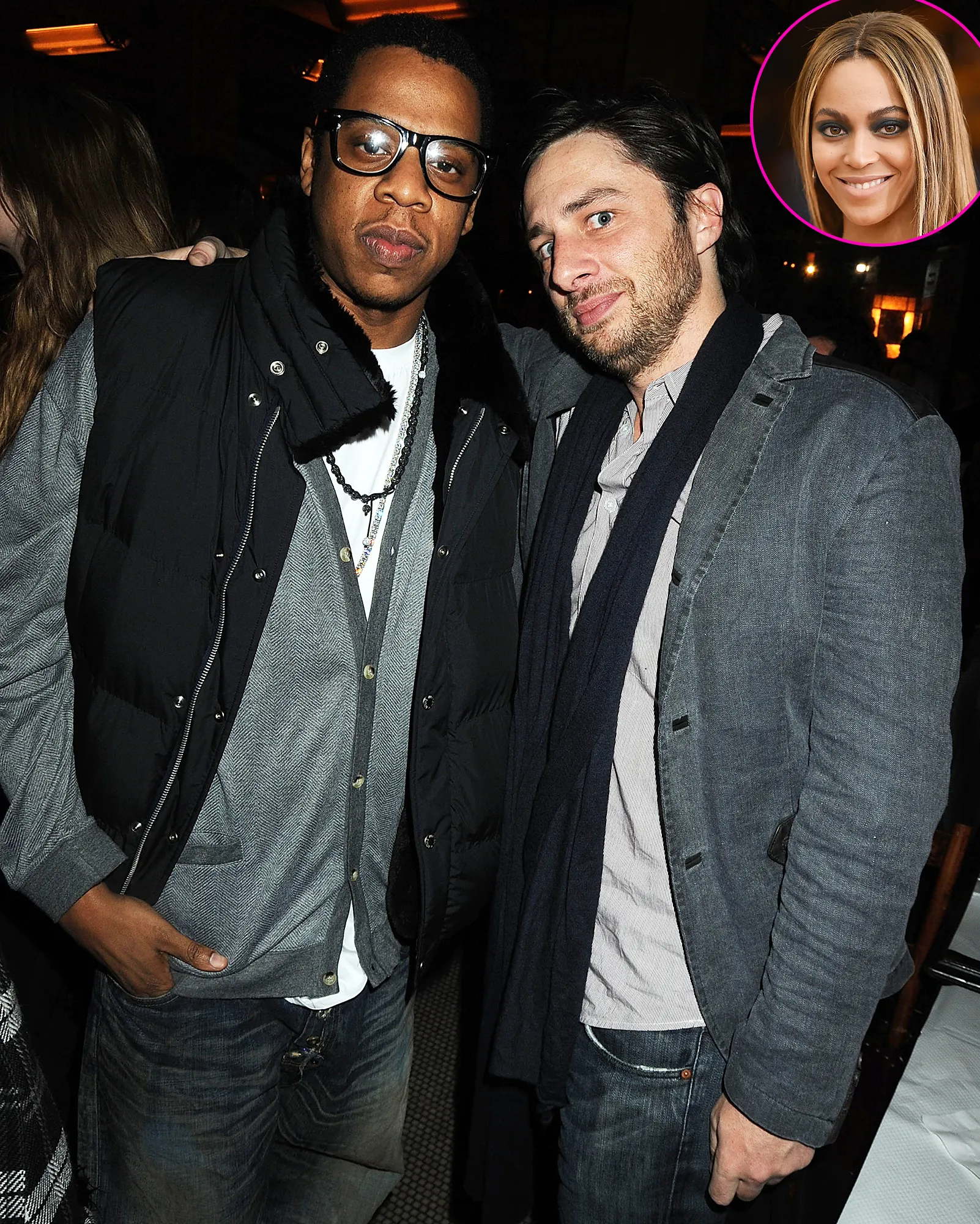 Zach Braff Teases He Bit Beyonce