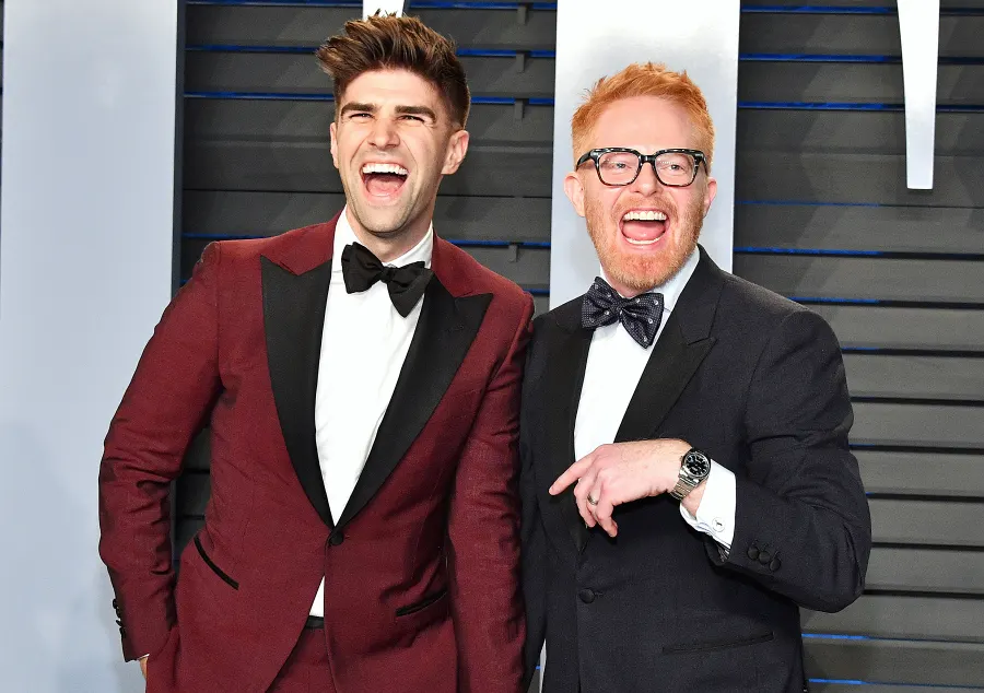 Justin Mikita Jesse Tyler Ferguson Oscars 2018 Vanity Fair Oscar Party