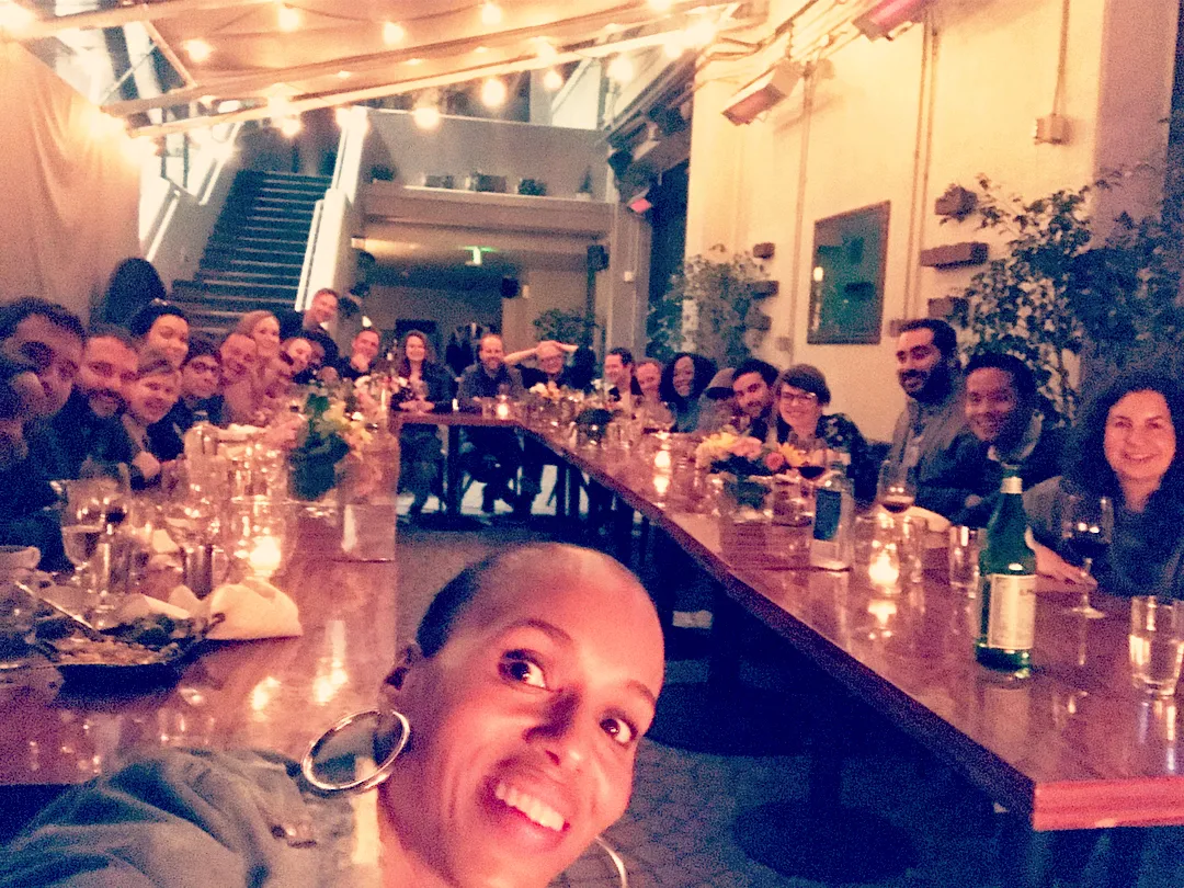 Kerry Washington hosts dinner for ‘Scandal’ cast and crew
