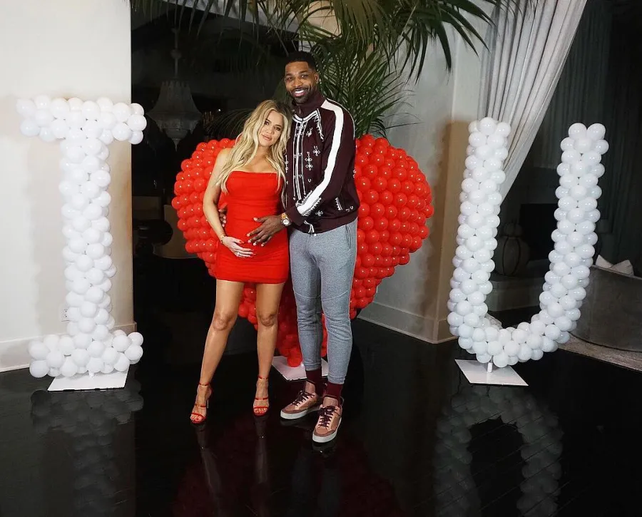 Khloe Kardashian Tristan Thompson Valentine's Day