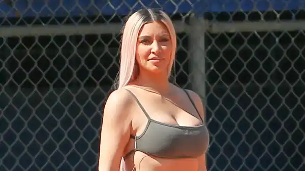 Kim Kardashian - softball