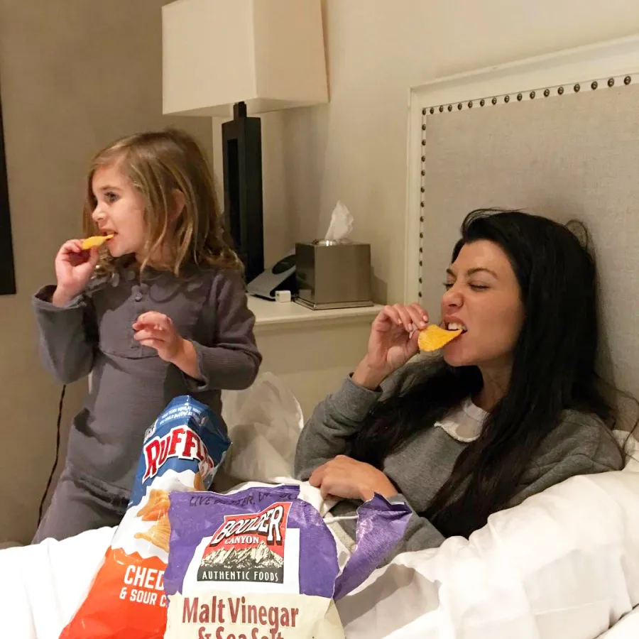 Kourtney Kardashian and Penelope Disick