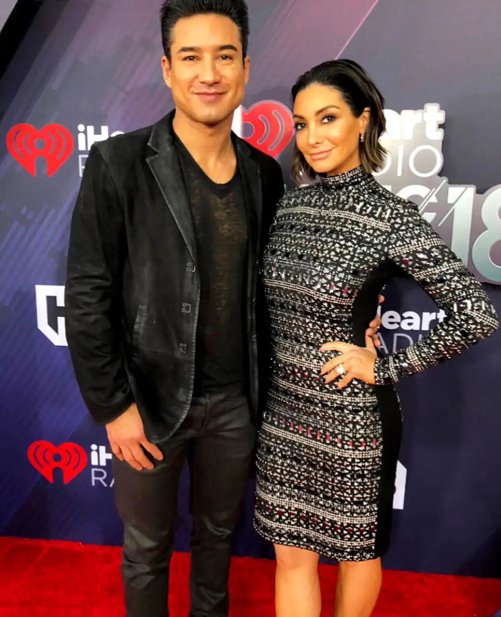 Mario Lopez and Courtney