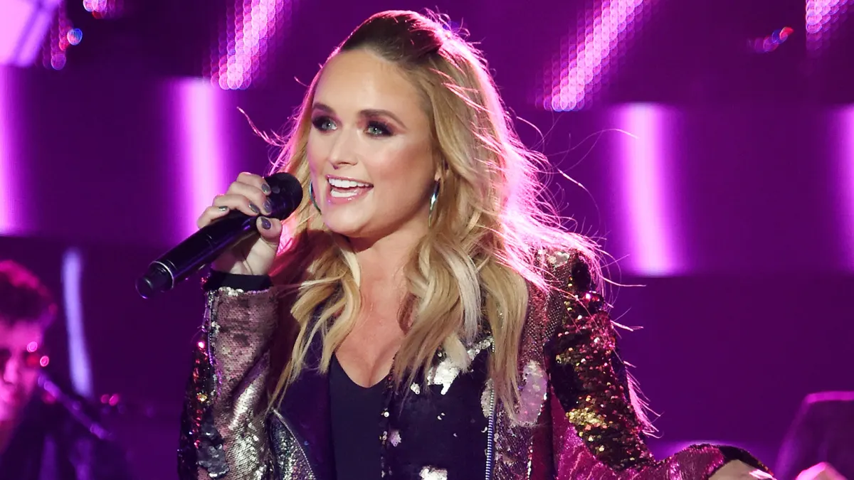 Miranda Lambert performs onstage adam east