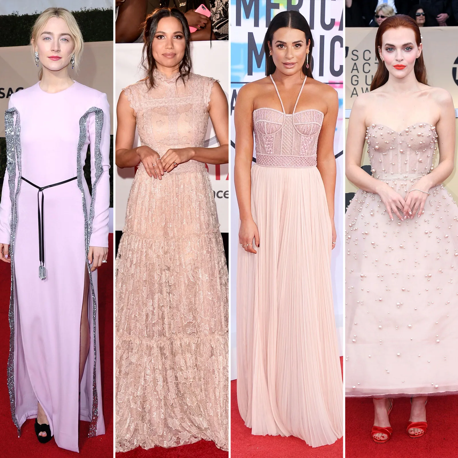 Saoirse Ronan. Jurnee Smollet, lea Michele, Madeline Brewer