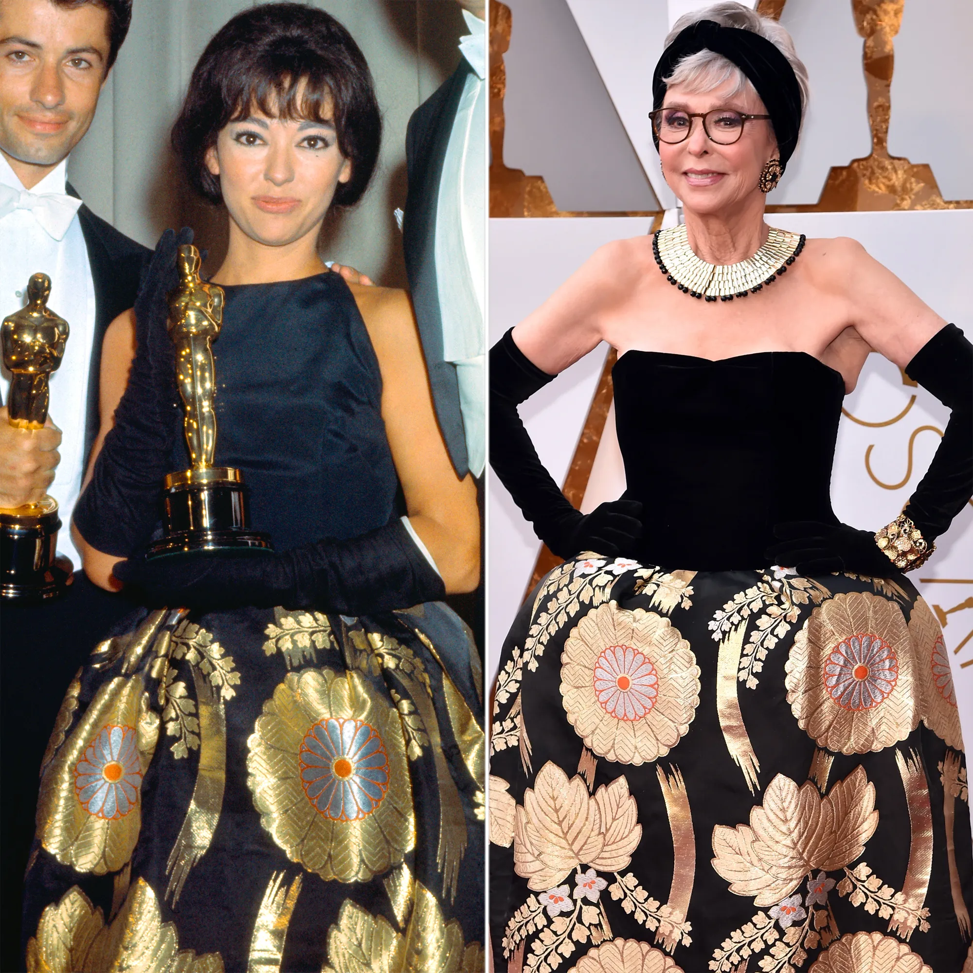 rita-moreno same dress 1962 Oscars 2018