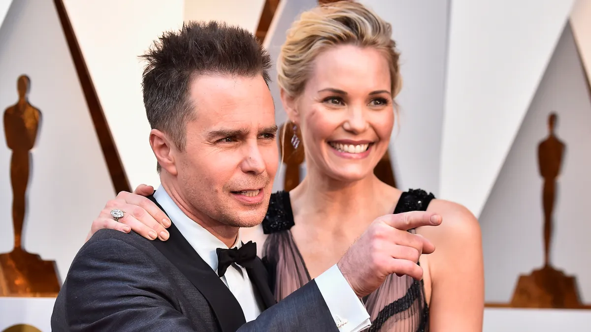 sam rockwell leslie bibb Oscars 2018