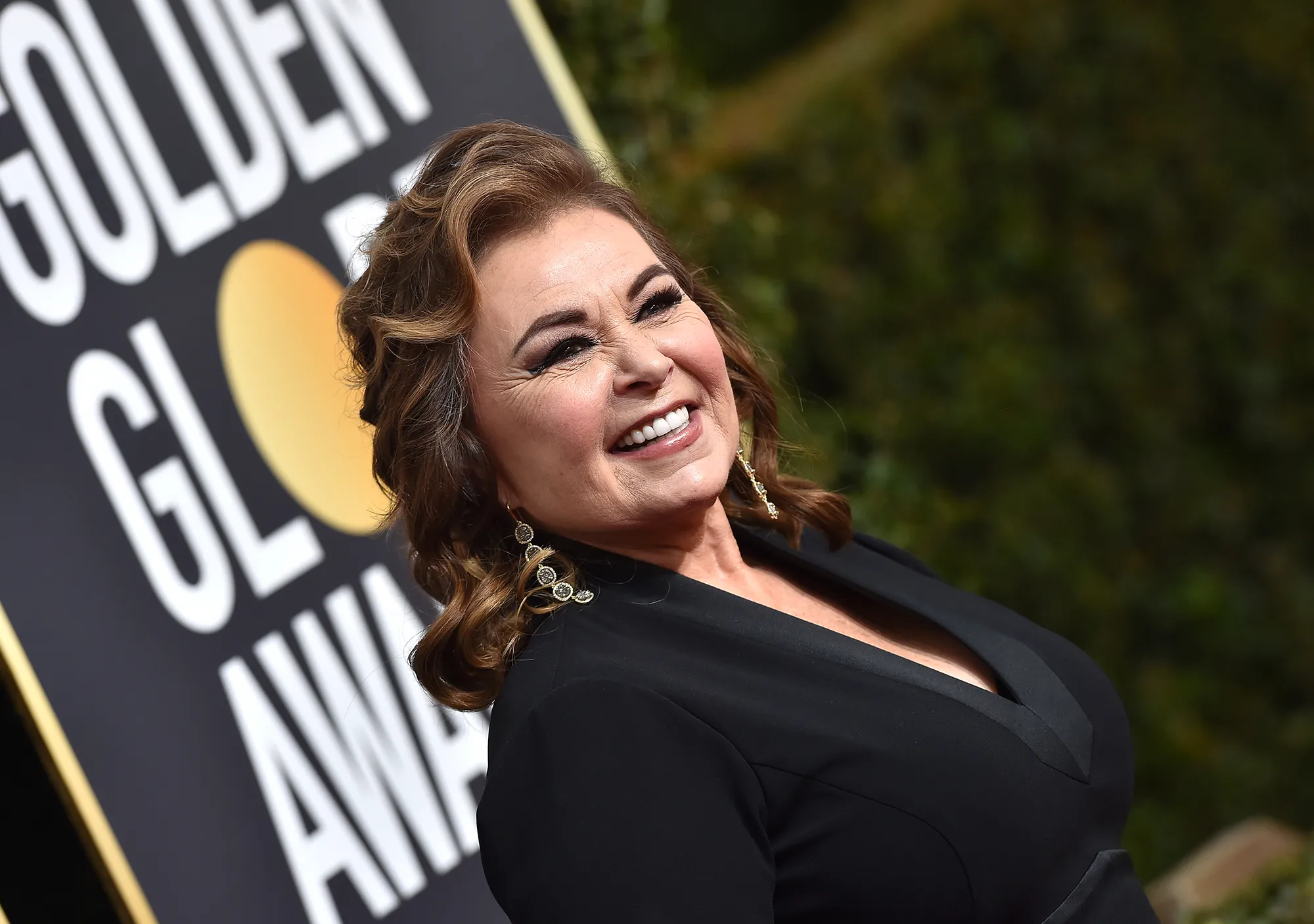 Roseanne Barr finger jimmy kimmel