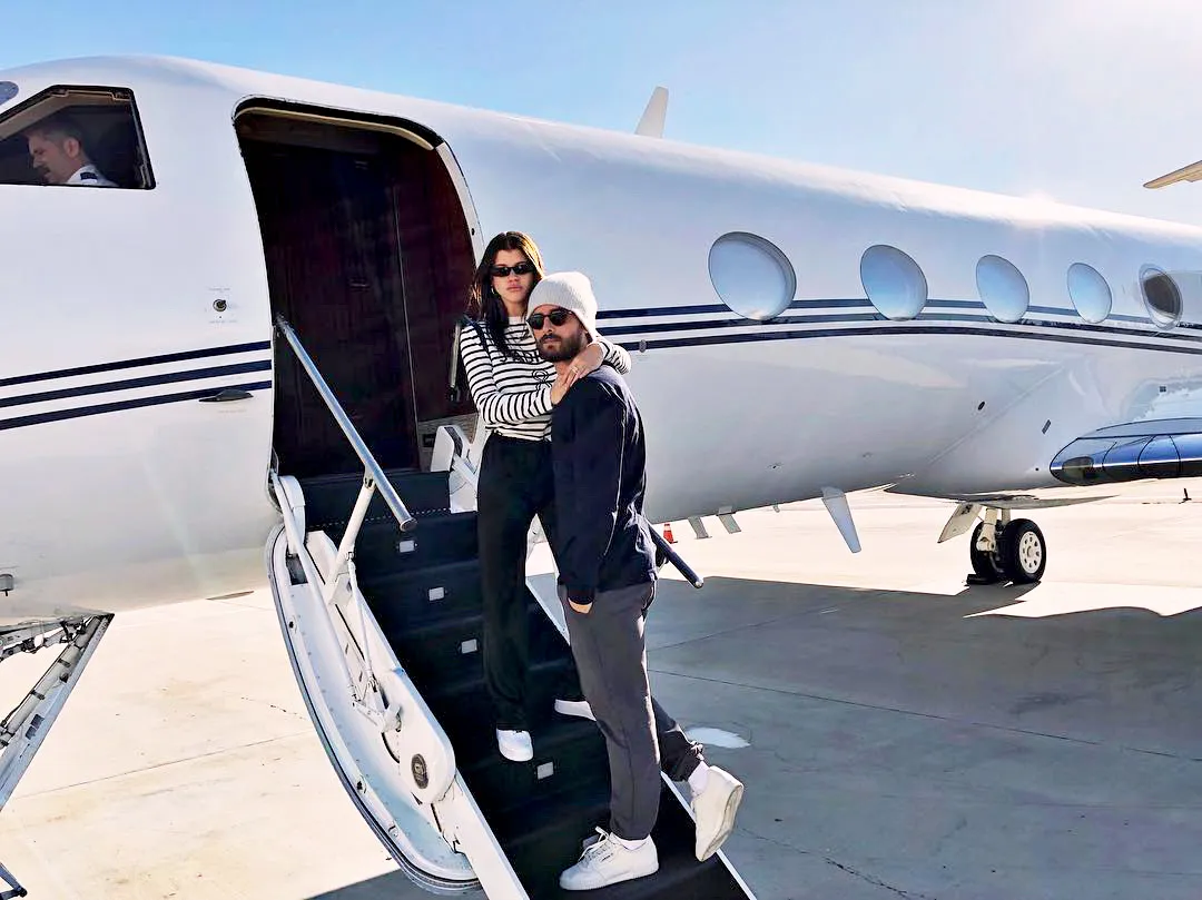 Sofia Richie and Scott Disick