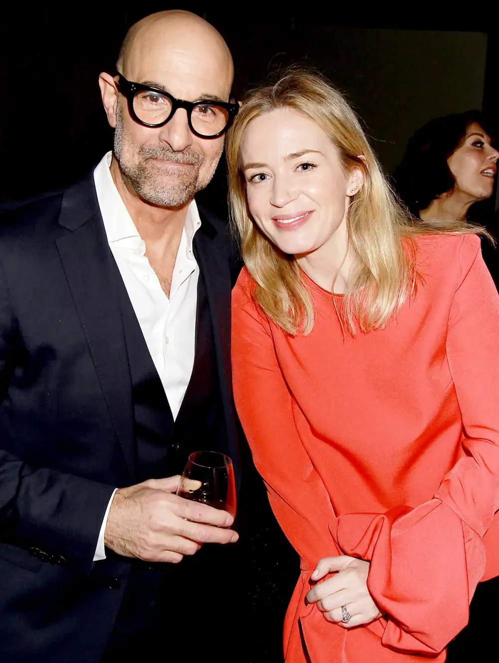 Stanley Tucci Emily Blunt Devil Wears Prada Reunion