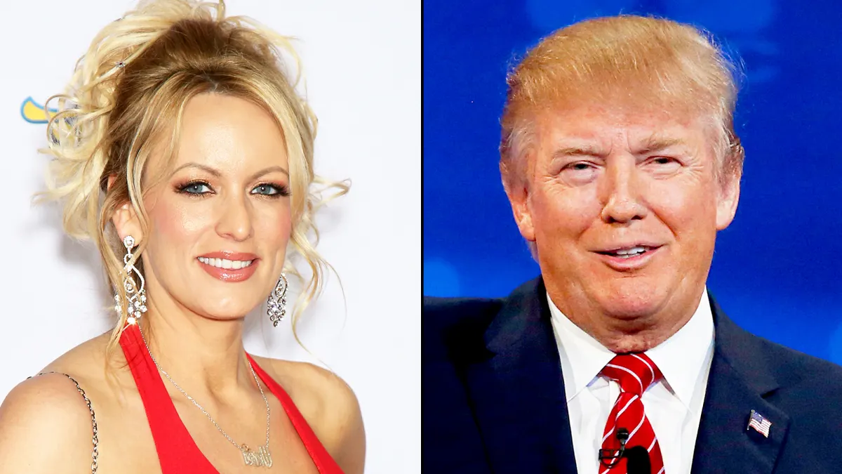 Stormy Daniels and Donald Trump