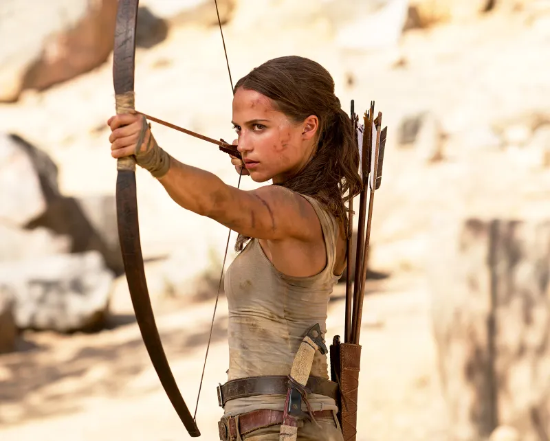 Alicia Vikander in 'Tomb Raider'