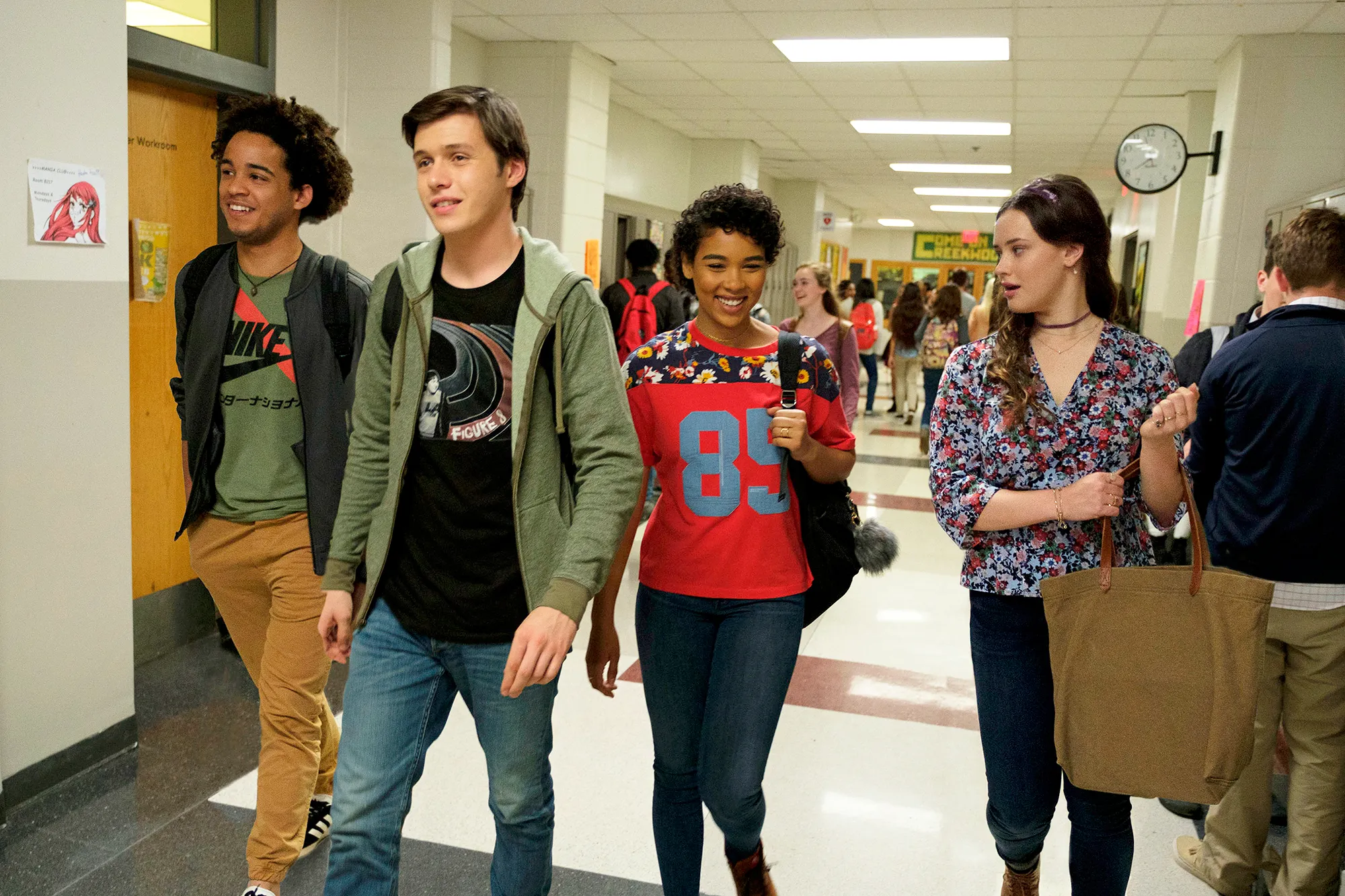 Jorge Lendeborg, Nick Robinson, Alexandra Shipp and Katherine Langford star in ‘Love, Simon’