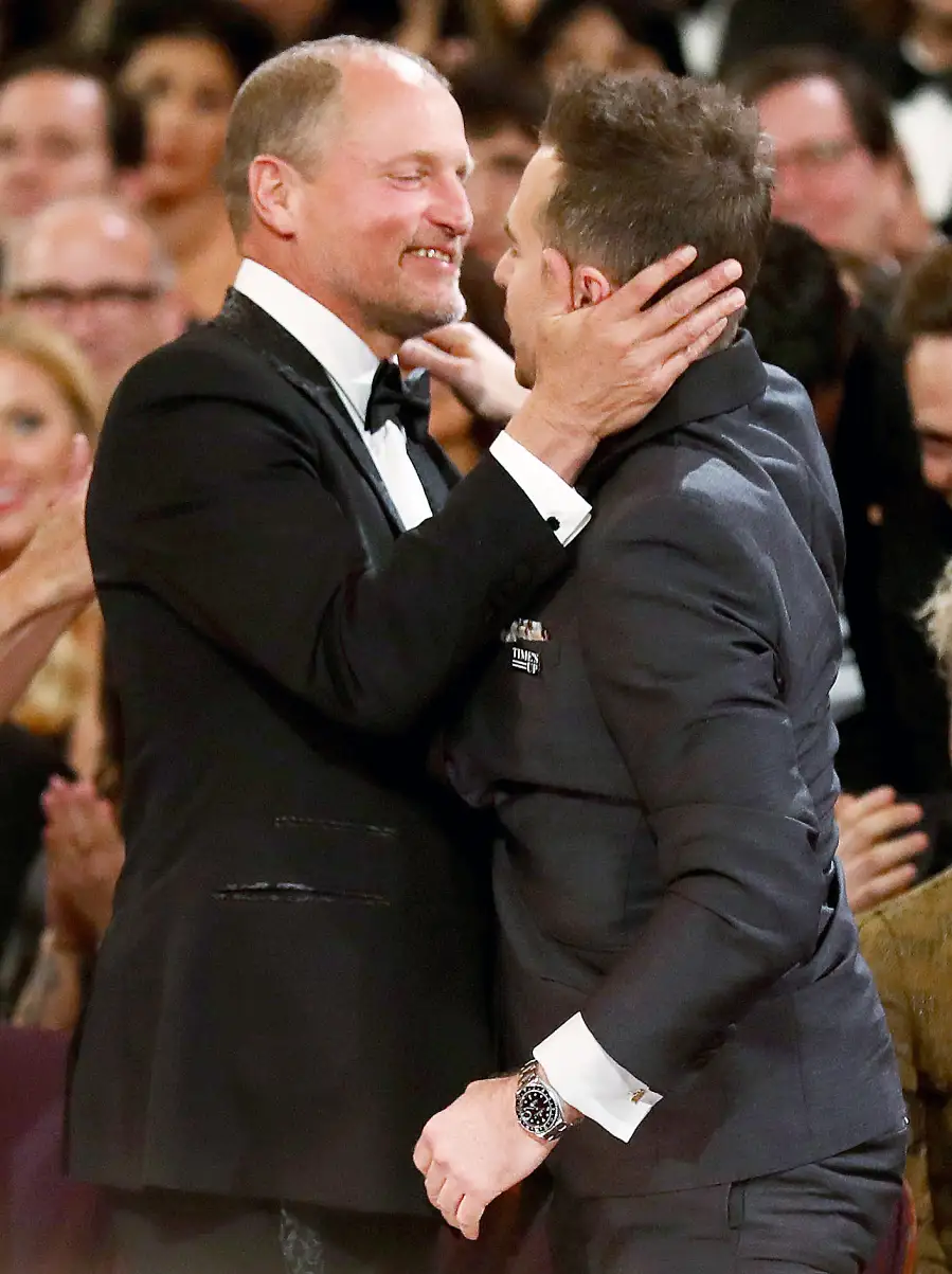 Woody Harrelson Sam Rockwell Oscars 2018