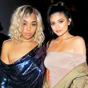 Jordyn Woods and Kylie Jenner attend Boohoo X Jordyn Woods 2016 Fashion Event at NeueHouse Hollywood in Los Angeles, California.