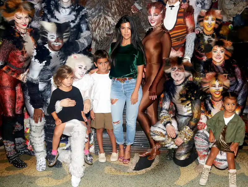 Kourtney Kardashian Mason Disick Penelope Disick North West Kardashian Kids Lavish Lives Gallery
