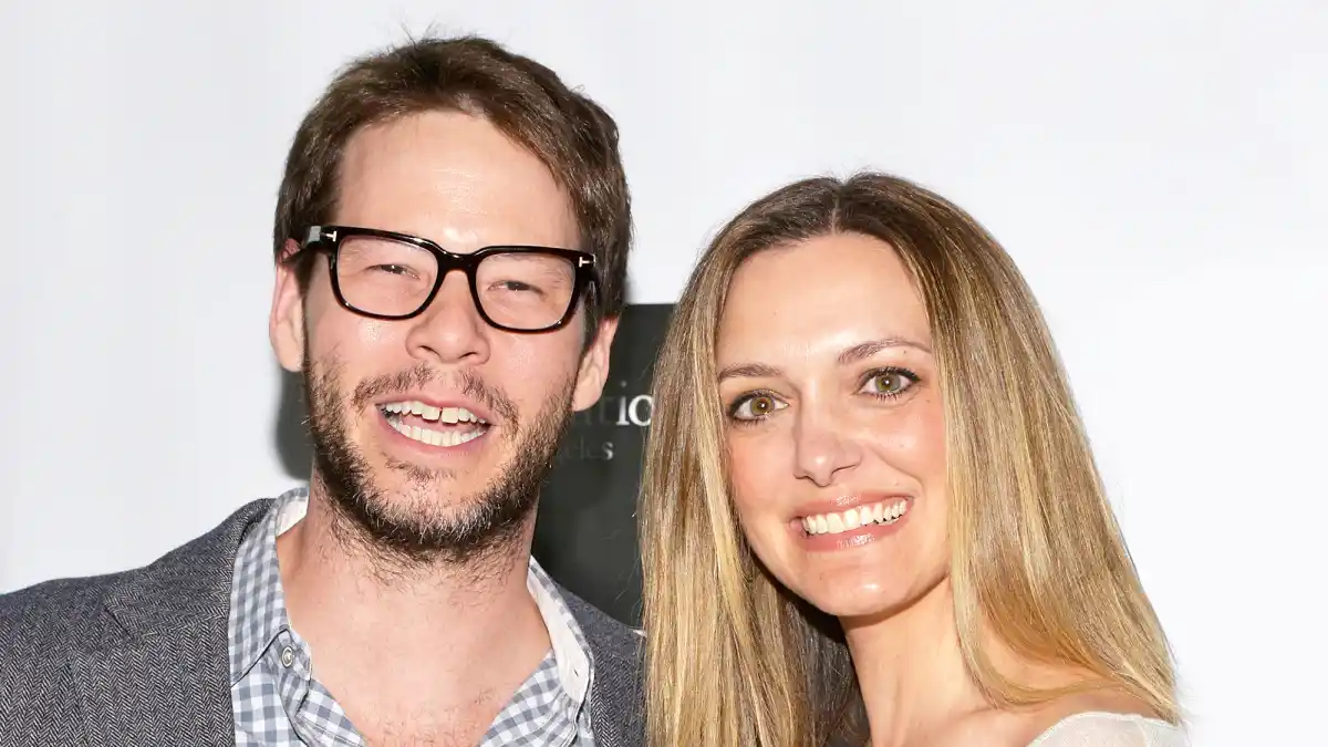 Ike Barinholtz and Erica Hanson attend the 9th Annual Young Literati Toast at NeueHouse Hollywood in Los Angeles, California.