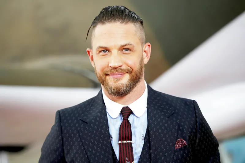 Tom Hardy arrives for the world 2017 premiere of "Dunkirk" in London, England.