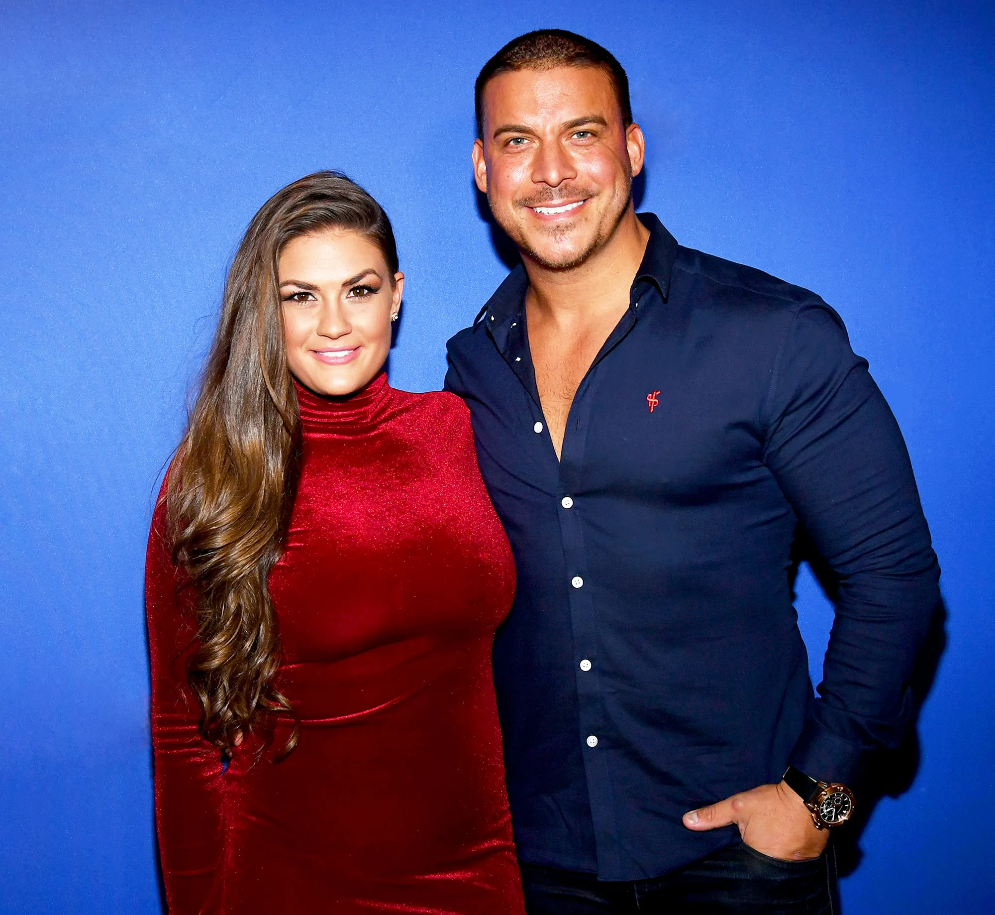 Brittany Cartwright and Jax Taylor attend 2017 Holiday Party with Flo Rida at The Magic Hour in New York City.