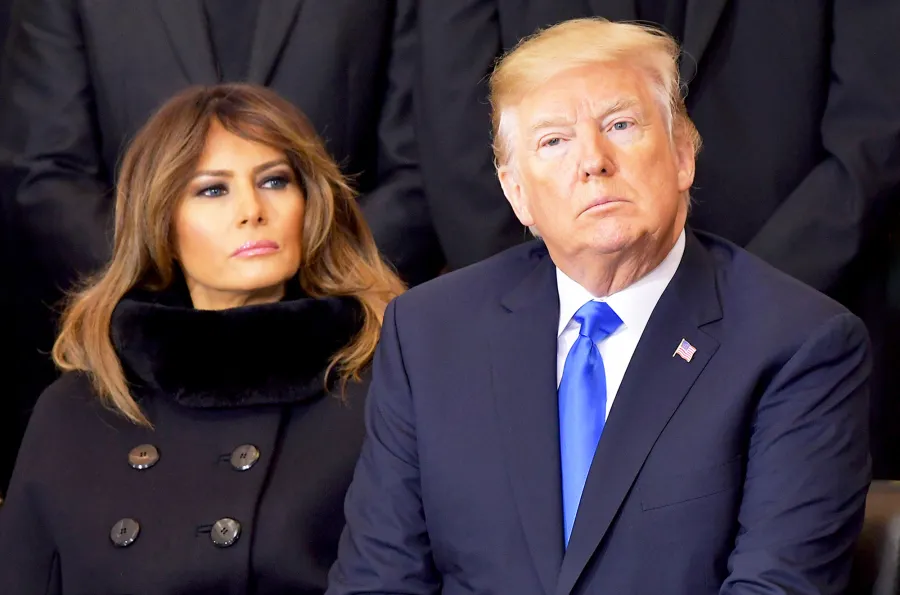 Melania Trump and Donald Trump