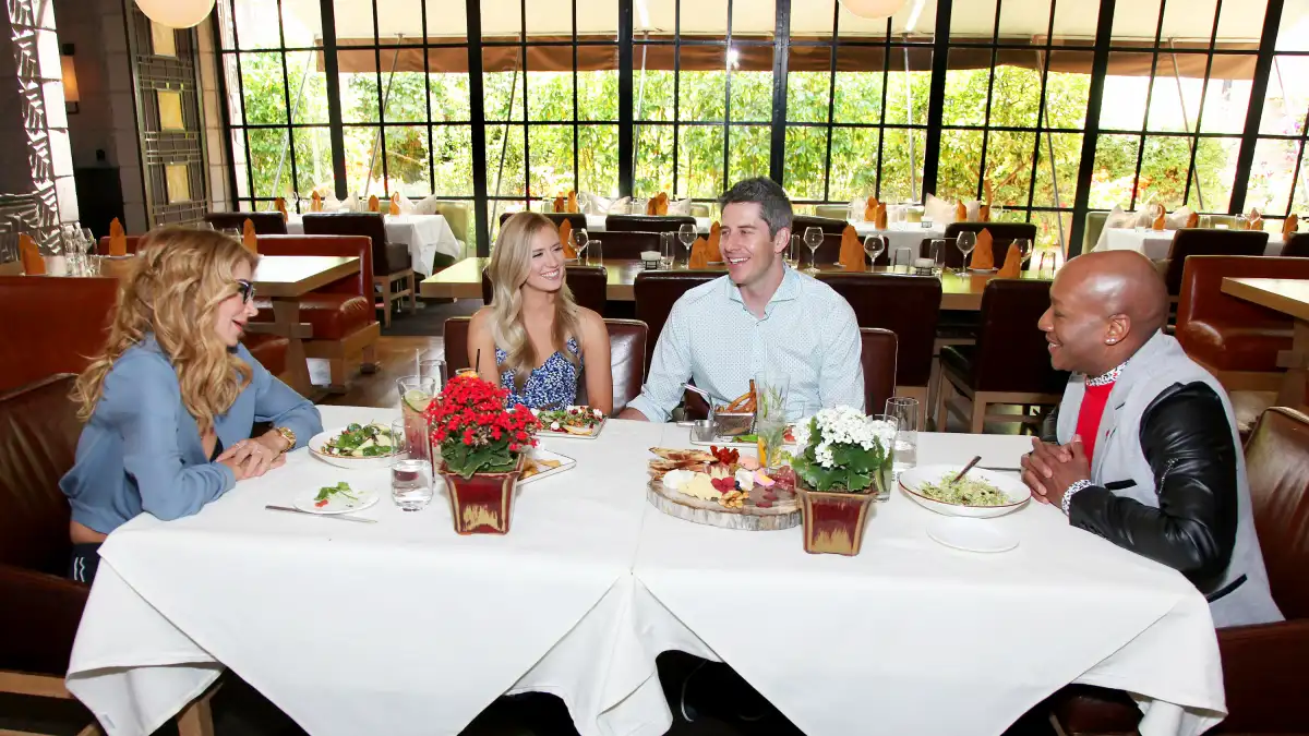 Arie Luyendyk Jr. and Lauren Burnham with Dr. Ish and Dr. V