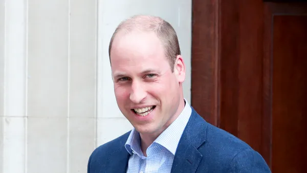 Prince William leaves the Lindo Wing at St Mary's Hospital in central London, on April 23, 2018.