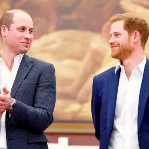 Prince William and Prince Harry attend the opening of Greenhouse Sports Centre on April 26, 2018 in in London, England.