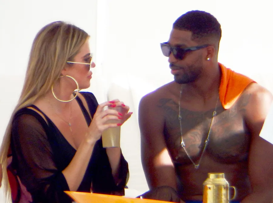 Khloe Kardashian and Tristan Thompson
