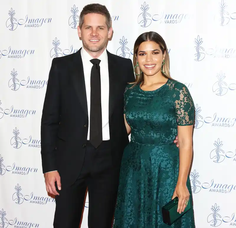 Ryan Piers Williams America Ferrera Gives Birth