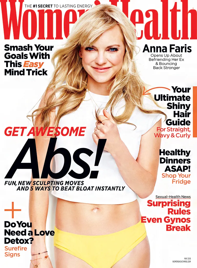 Anna Faris Womens Health Cover