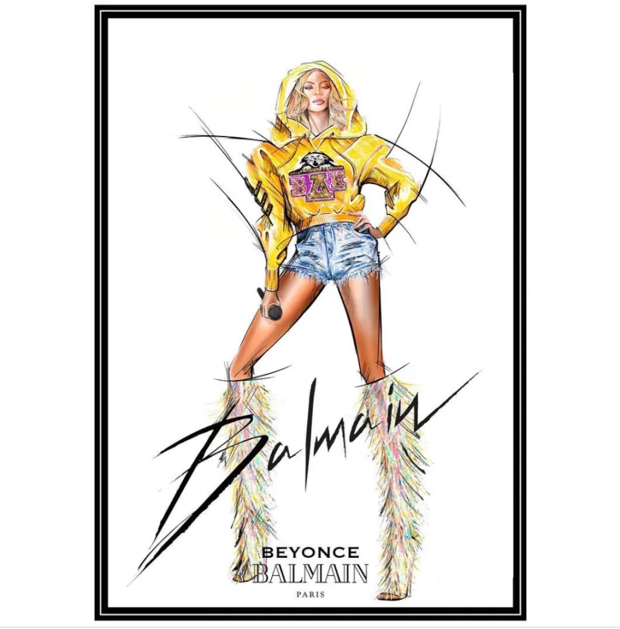 BALMAIN-BEYONCE
