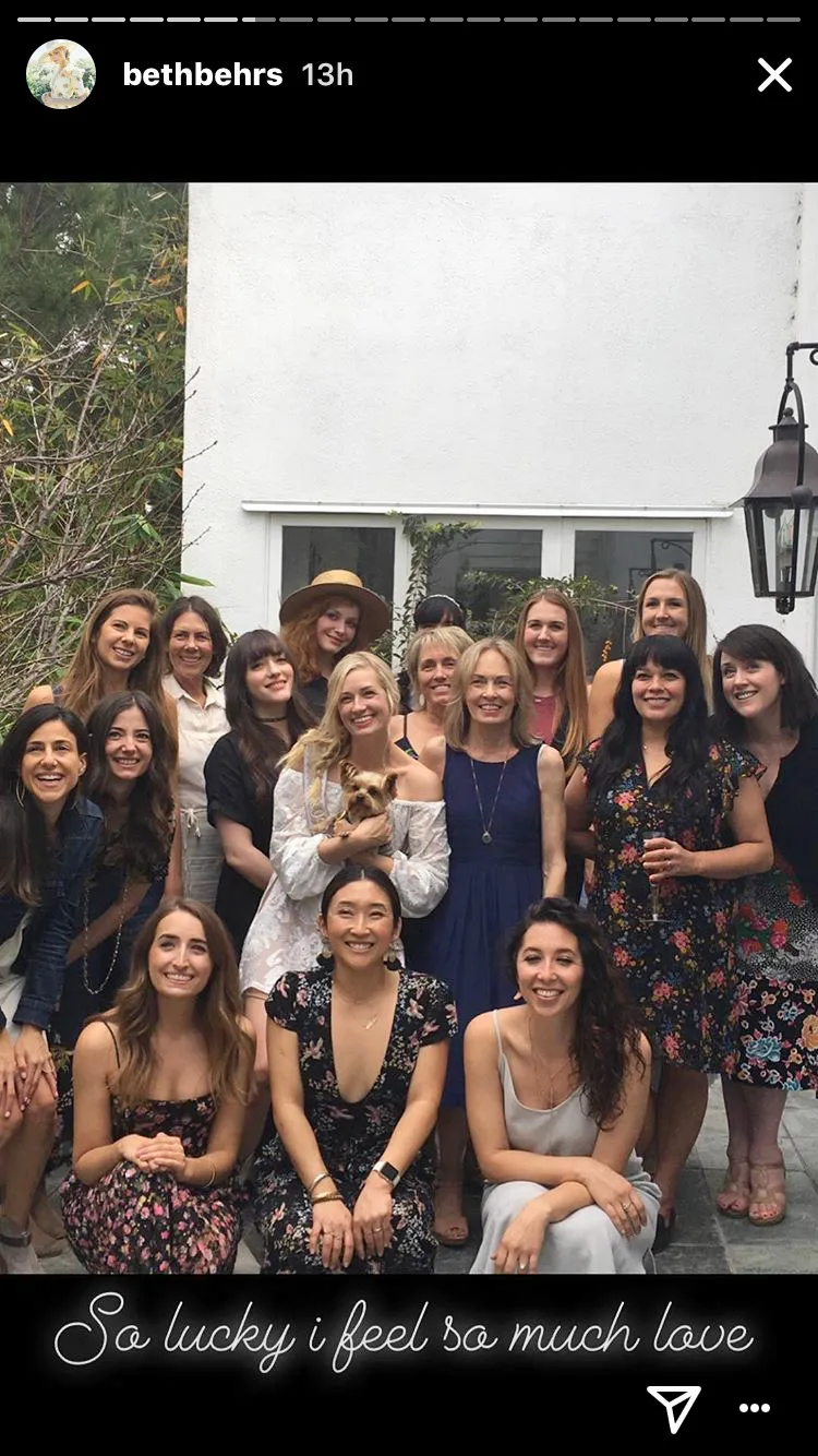 Beth Behrs, Bridal Shower