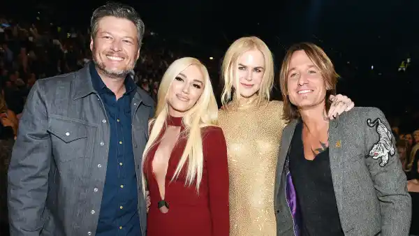 Blake Shelton, Gwen Stefani, Nicole Kidman and Keith Urban ACMs