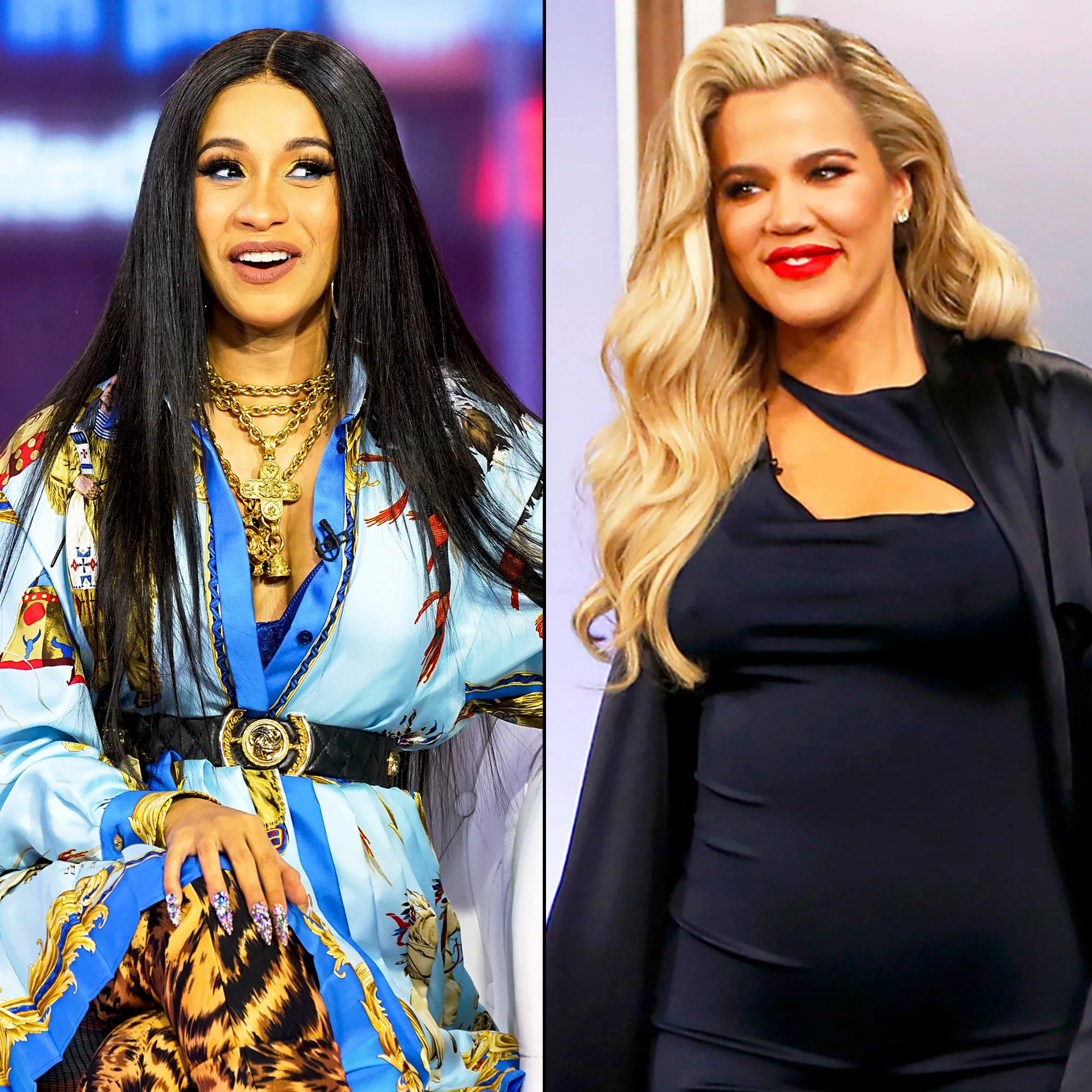 Cardi B and Khloe Kardashian