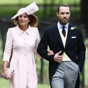 Carole Middleton James Middleton Visit Royal Baby