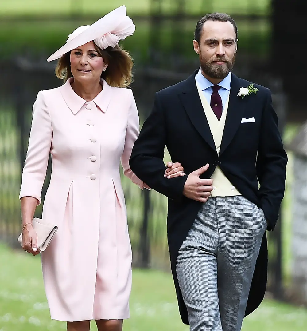 Carole Middleton James Middleton Visit Royal Baby