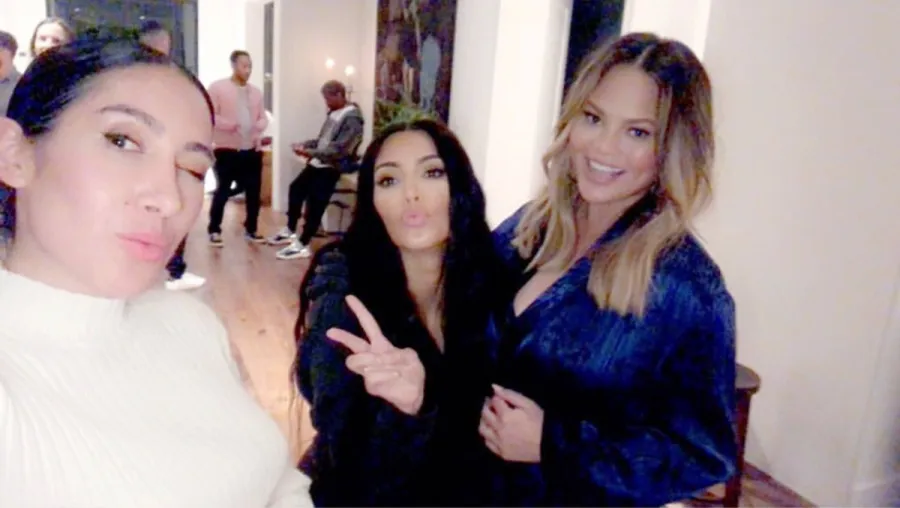 Jen Atkin, Kim Kardashian, Chrissy Teigen, Baby Shower