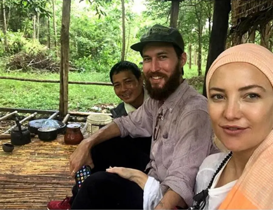 Danny Fujikawa and Kate Hudson