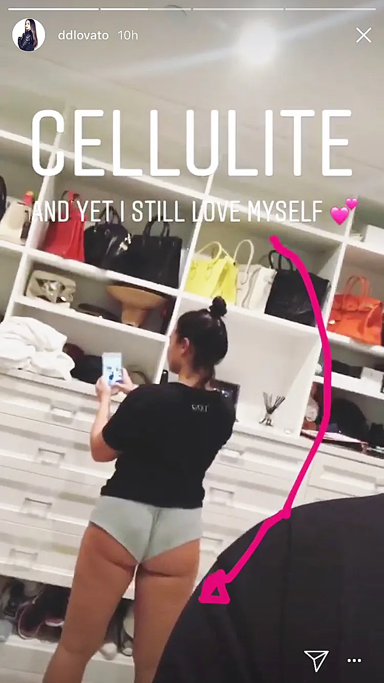 Demi Lovato body positive