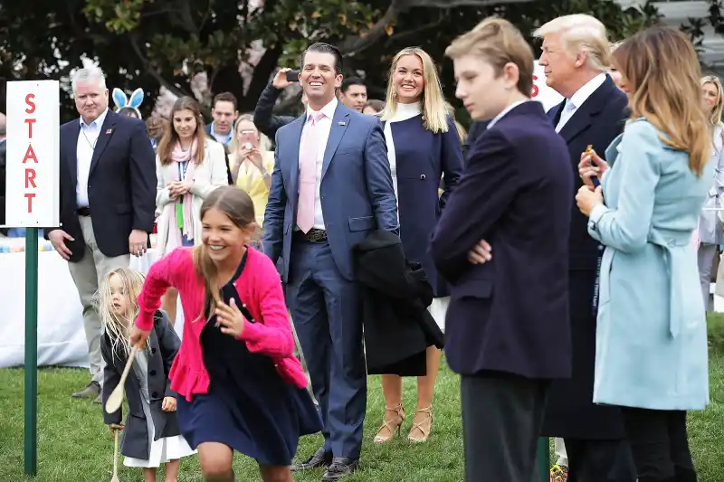 Donald Trump Jr. Vanessa Trump Easter Egg Roll