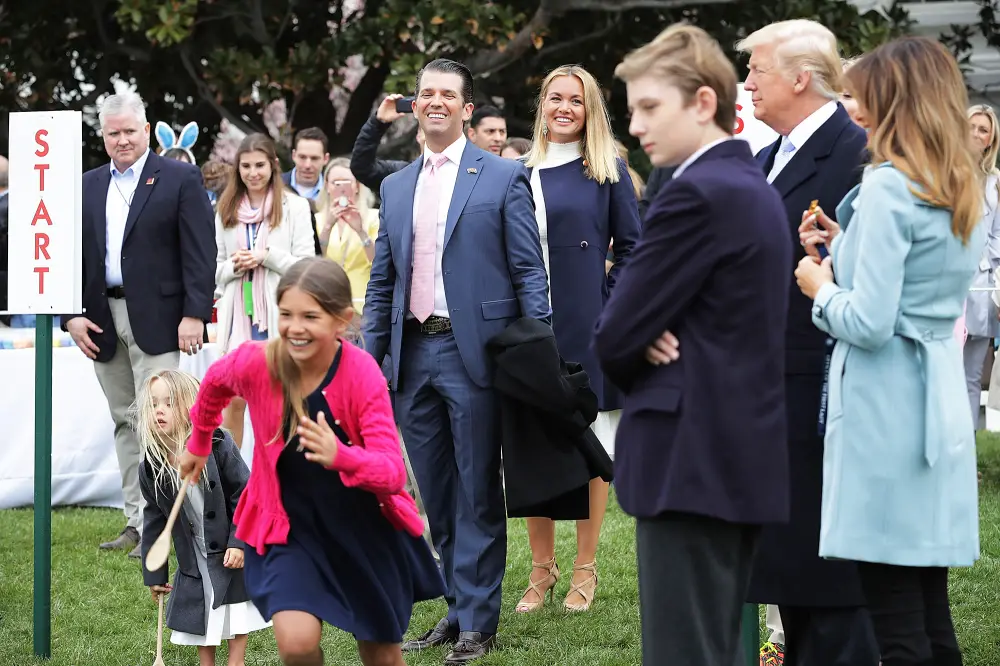 Donald Trump Jr. Vanessa Trump Easter Egg Roll