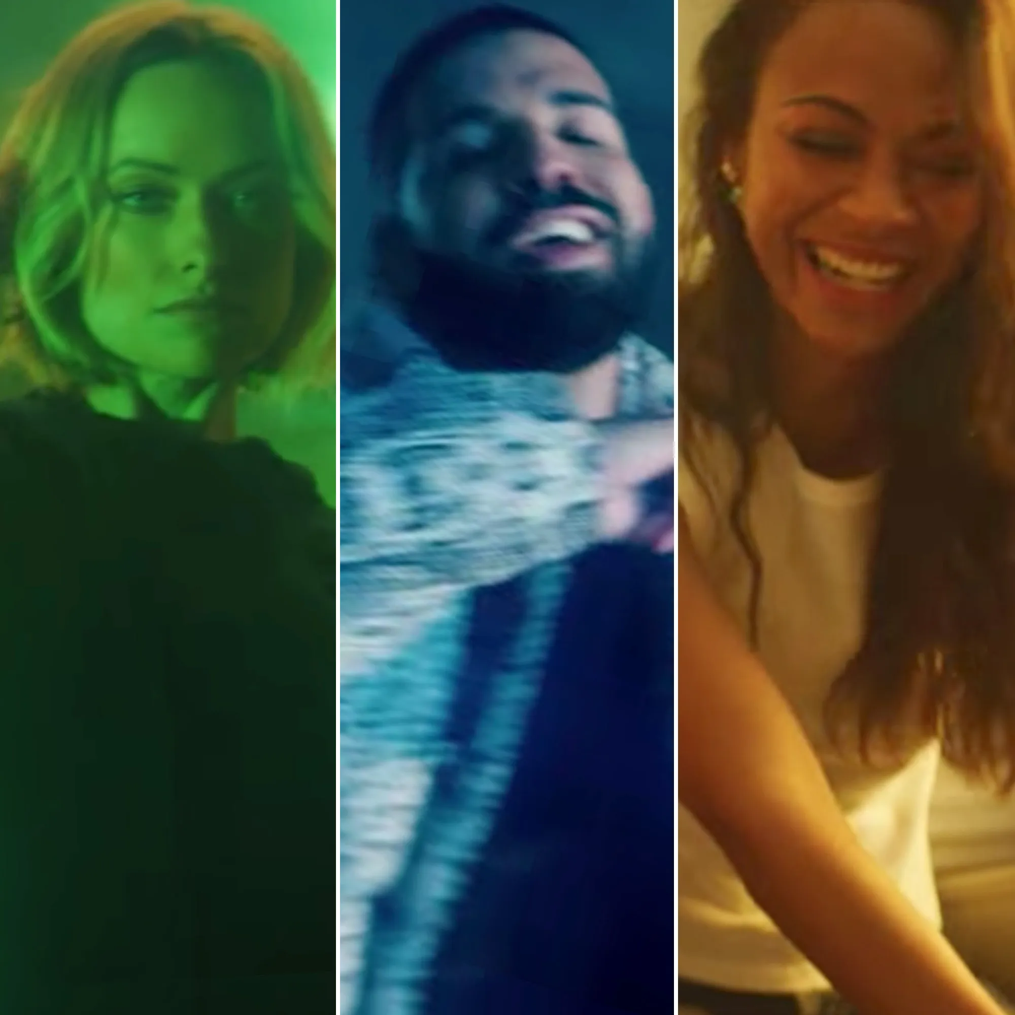 Drake, Nice For What, Music Video, Olivia Wilde, Zoe Saldana